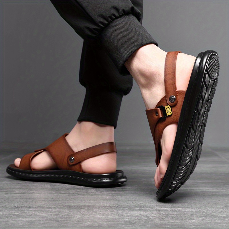 mens trendy outdoor flip flops casual sandals with assorted colors details 8